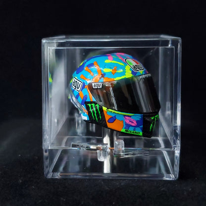 3GKJ MODEL - 1/12 MOTOGP Rossi Helmet Model Palm Print AGV Pista GP MISANO 2014