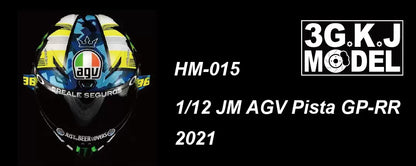 3GKJ MODEL - 1/12 MOTOGP Joan Mir Helmet Model Joan Mir AGV Pista GP-RR 2021