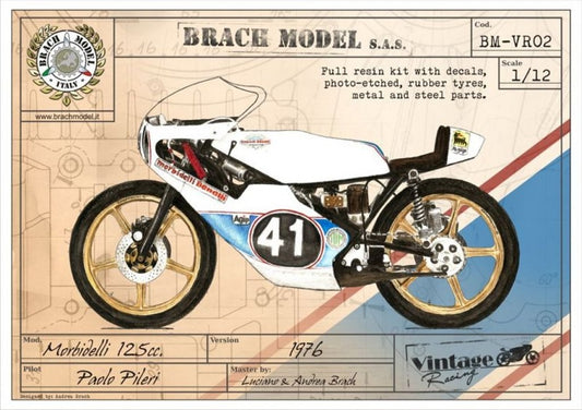 BRACH MODEL - BM-VR 02 1976 Morbidelli 125cc Paolo Pileri