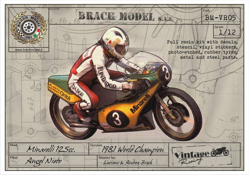 BRACH MODEL - BM-VR 05 1981 Minarelli 125cc Angel Nieto