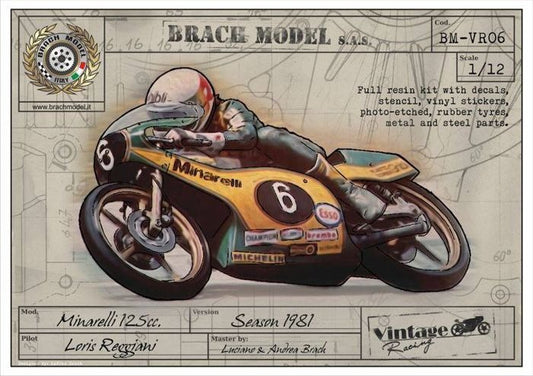 BRACH MODEL - BM-VR 06 1981 Minarelli 125cc Loris Reggiani