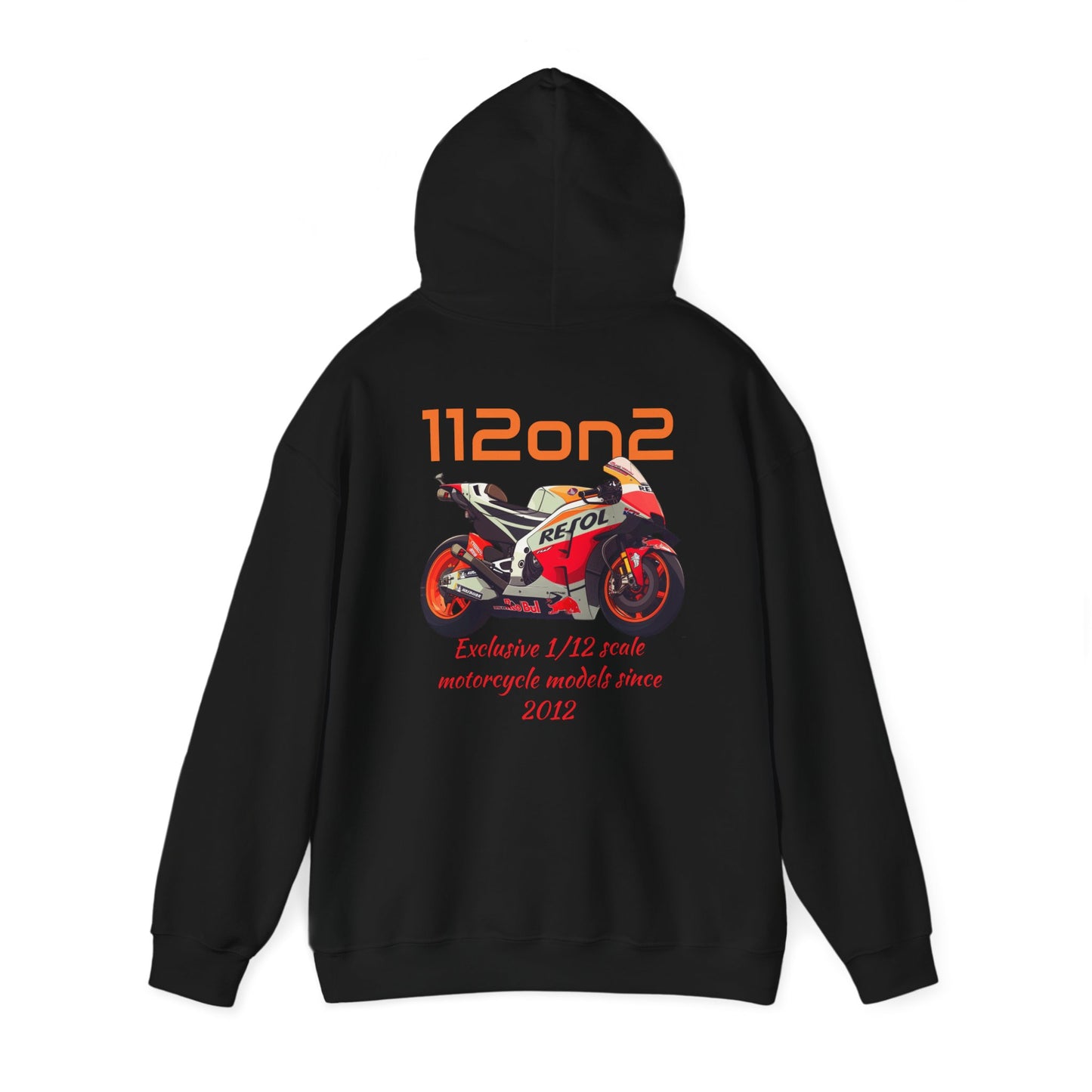 112on2 Hoodie Cartoon Racing Motorcycle Model V2