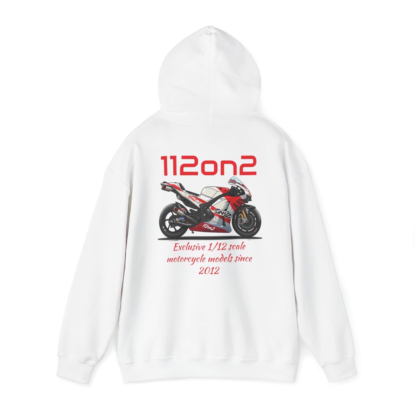 112on2 Hoodie Cartoon Racing Motorcycle Model V1