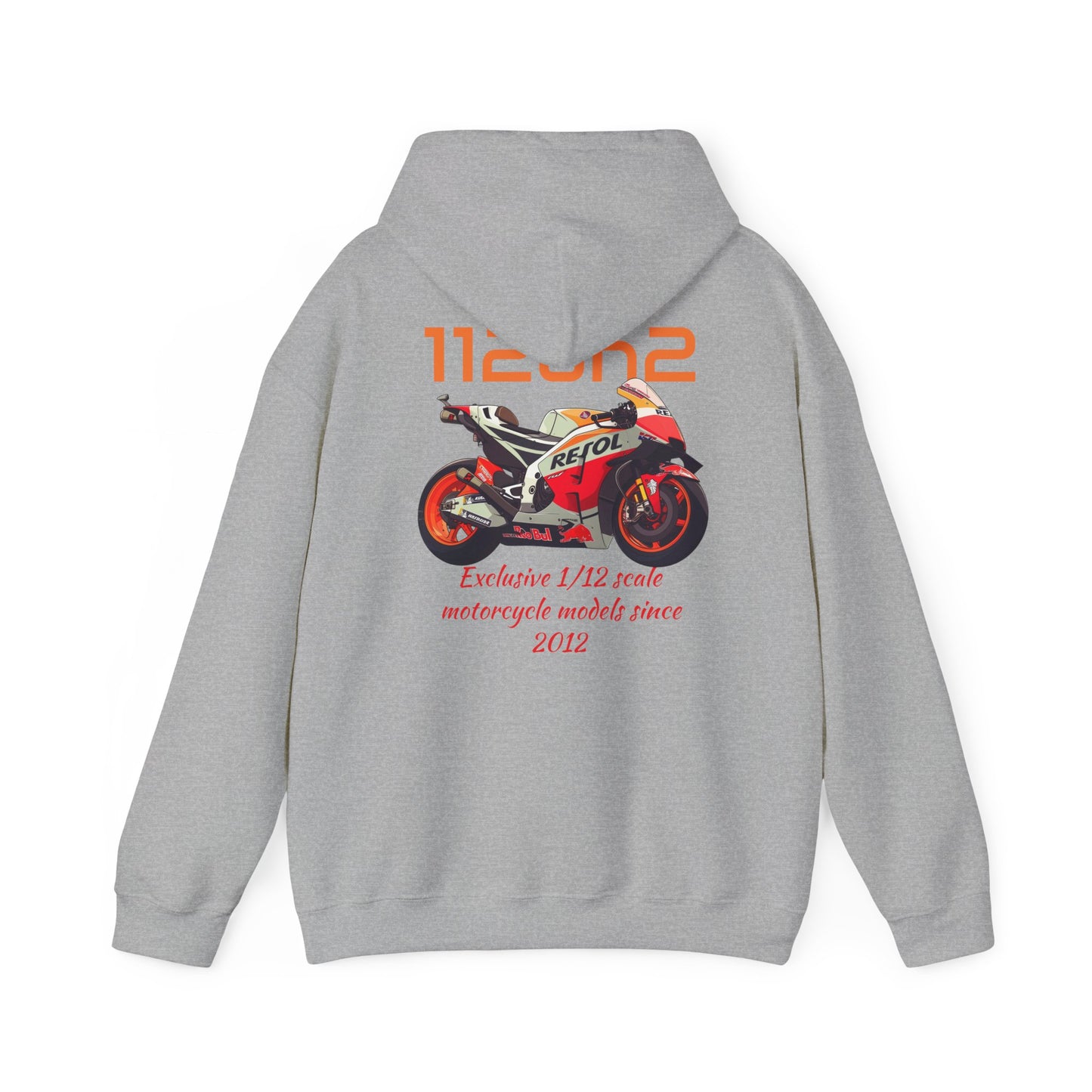 112on2 Hoodie Cartoon Racing Motorcycle Model V2