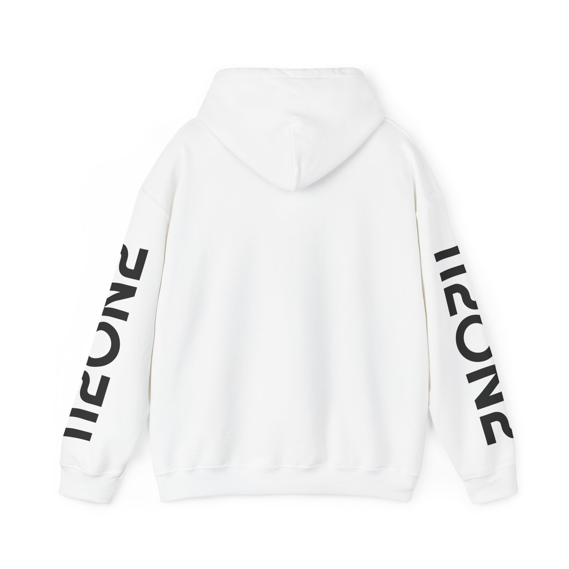 112on2 Branded Sleeves Hoodie - White - 112ON2 SHOP