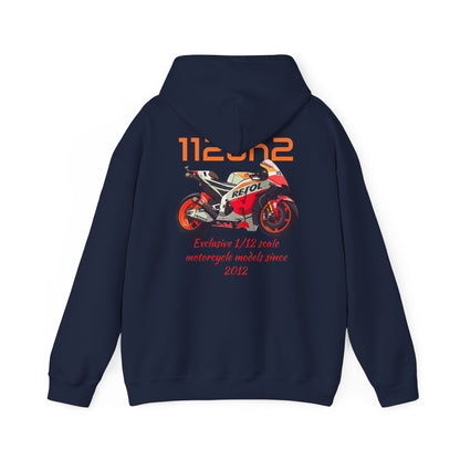 112on2 Hoodie Cartoon Racing Motorcycle Model V2