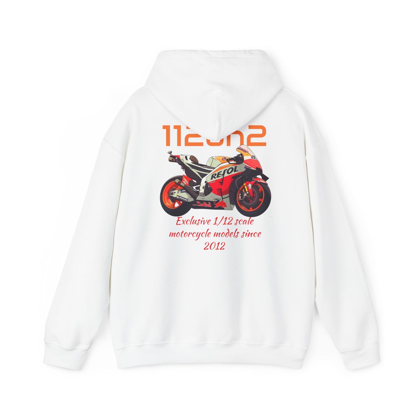 112on2 Hoodie Cartoon Racing Motorcycle Model V2