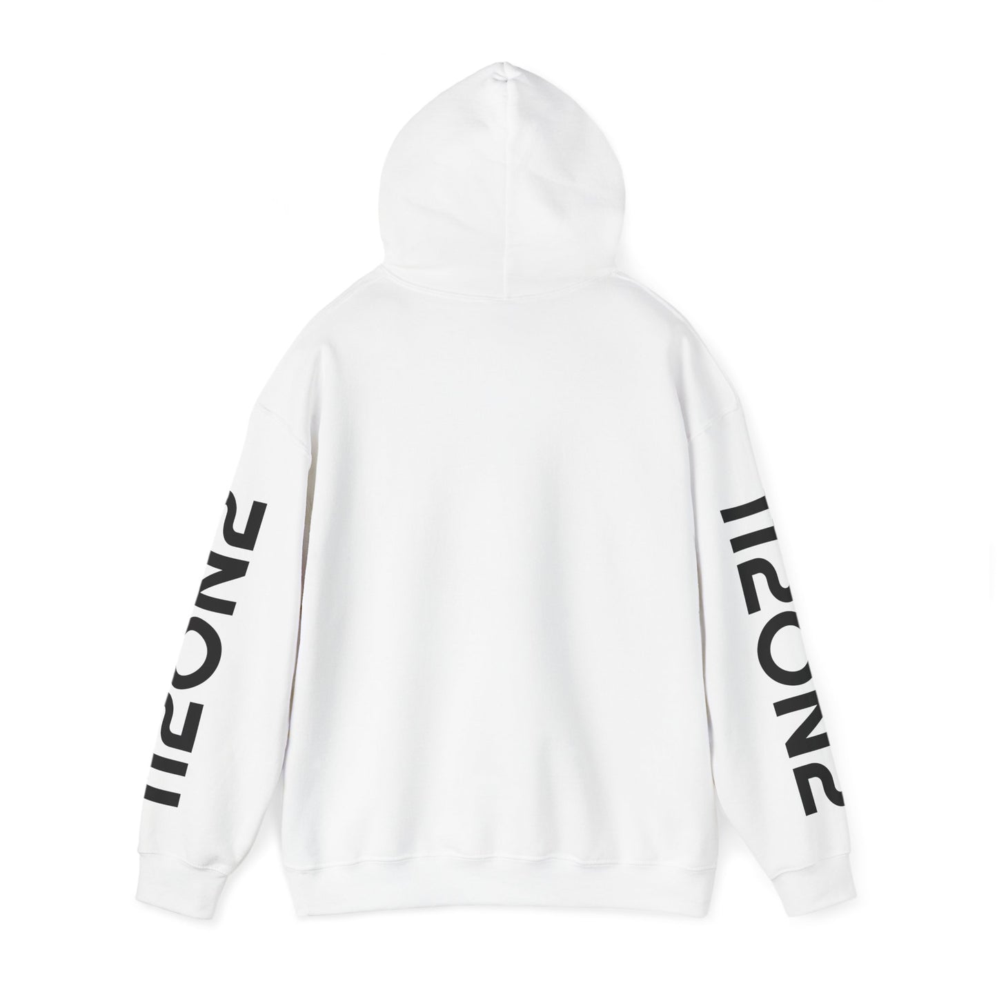 112on2 Branded Sleeves Hoodie - White - 112ON2 SHOP