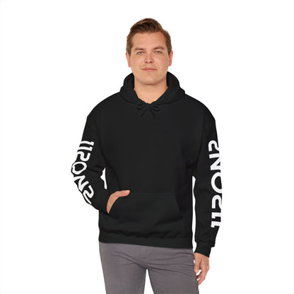112on2 Branded Sleeves Hoodie - Black - 112ON2 SHOP