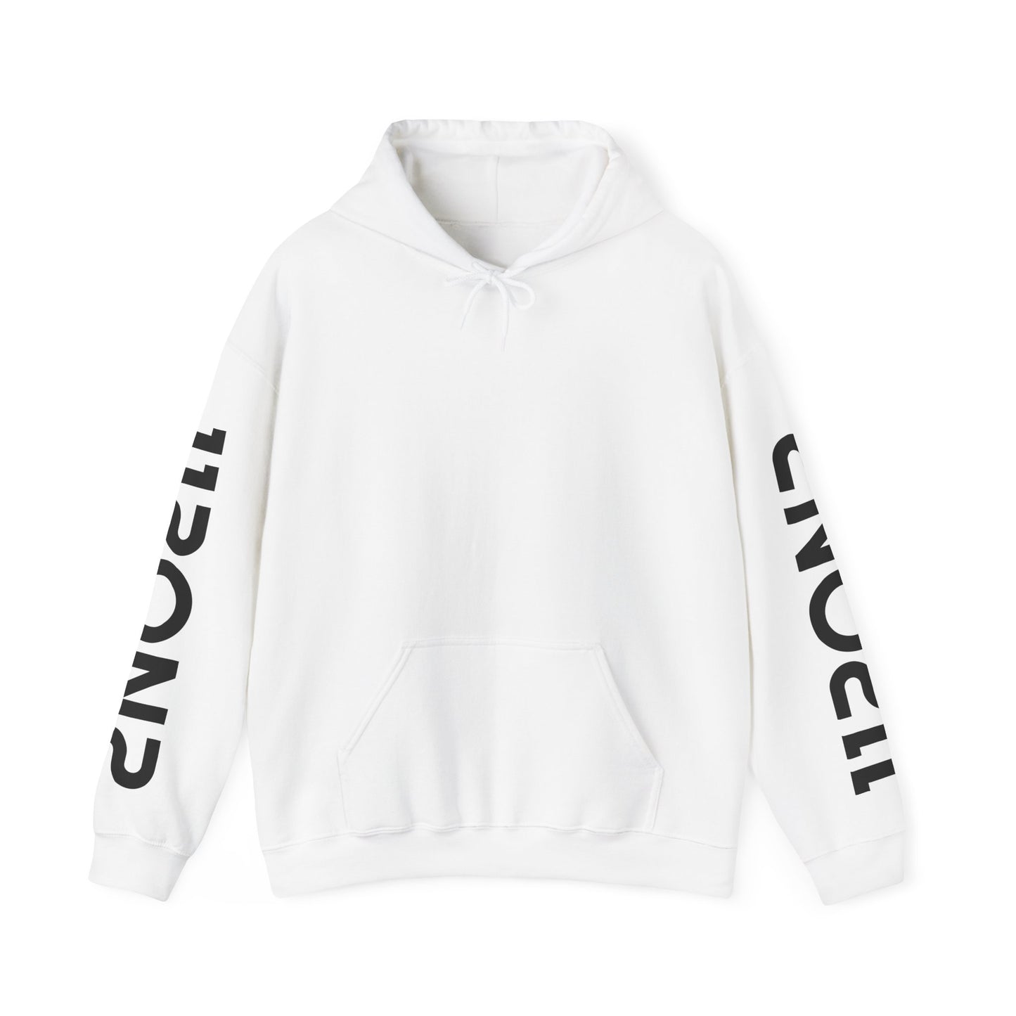 112on2 Branded Sleeves Hoodie - White - 112ON2 SHOP