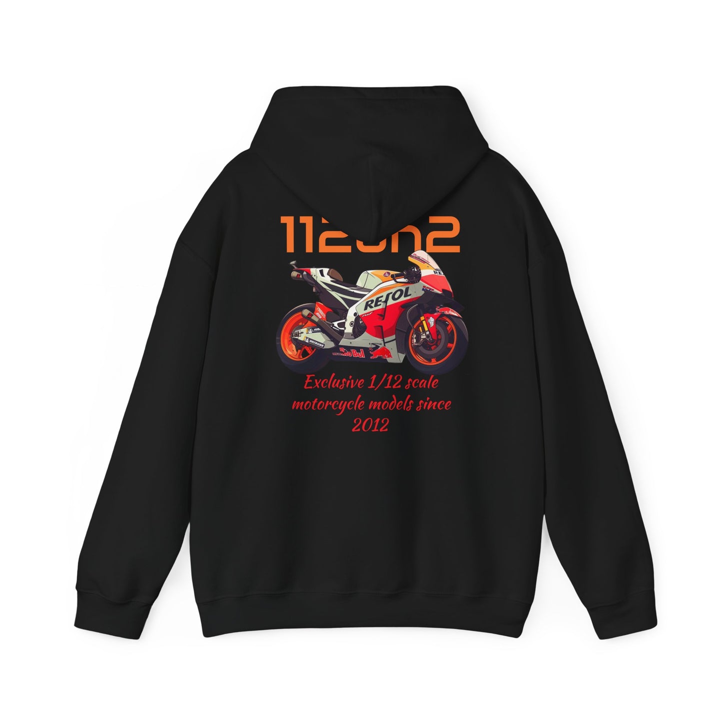 112on2 Hoodie Cartoon Racing Motorcycle Model V2