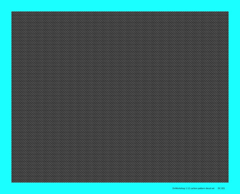 Carbon Fiber Decal Sheet