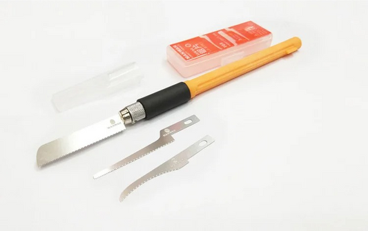 Mini Precision Hand Saw with Interchangeable Blades