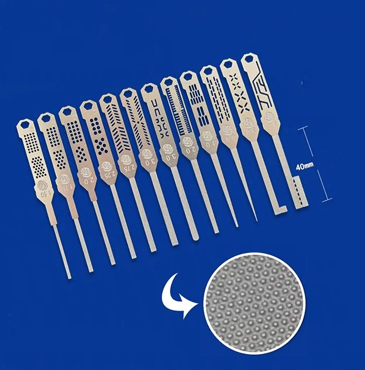 Mini Stainless Sanding Precision Files / Stencils Set